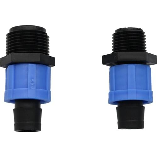 1/2" 3/4" Internal External Thread DN17 Farm Water Saving Irrigation System Hose Joint 16mm Garden Water Connector 1 Pc