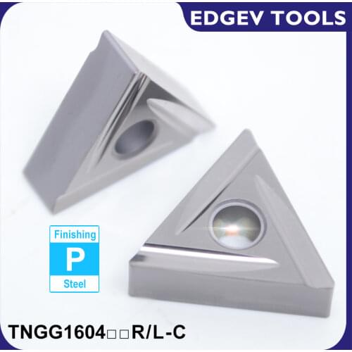 EDGEV Cermet Carbide Inserts TNMG160404/08 TNGG160402/04 R/L C MX2020 CNC Lathe TurningTools For Substitute TNGG160402/04 C TN60