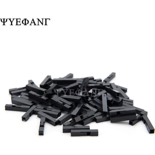 100pcs 2.54mm 1Pin Plastic Dupont Shell Head Plug Dupont Housing Pin Header Jumper Wire Connector
