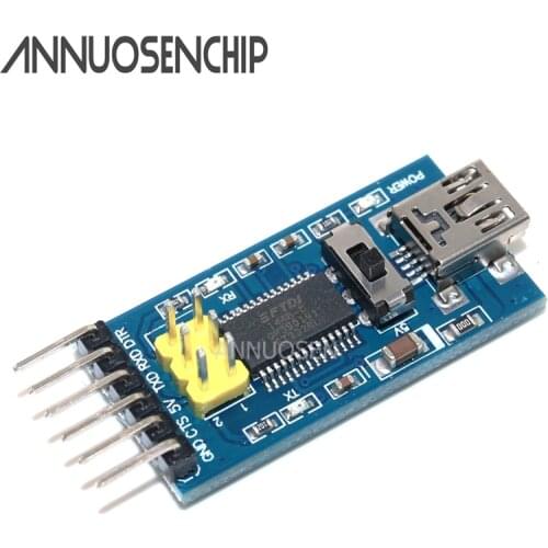 Basic Breakout Board For FTDI FT232RL USB To TTL Serial IC Adapter Converter Module For Arduino 3.3V 5V FT232 Switch