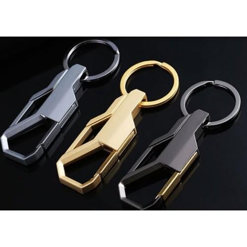 Waist Hanged Key Holder Personalized Lettering Keychain Men Key Chain Key Ring For Car Plate Number Logo Anti-lost Keyring