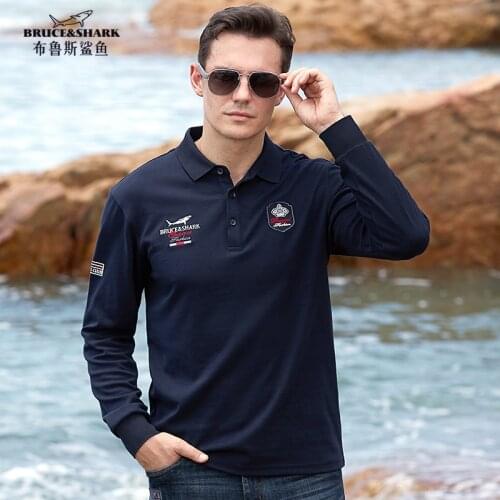 Men's Long Sleeve T-Shirts Bruce ＆ Shark China