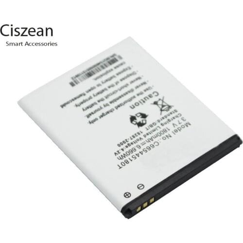 Ciszean 1x 3.7V 1800mAh Replacement Li-ion Battery C665445180T For BLU NEO 4.5 S330L D330 D330L batteries