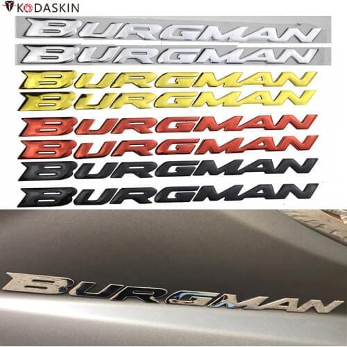 KODASKIN Motorcycle 3D Raise Burgman Stickers Decals Emblem for Suzuki Burgman AN125 AN200 AN400 AN650 2002-2020