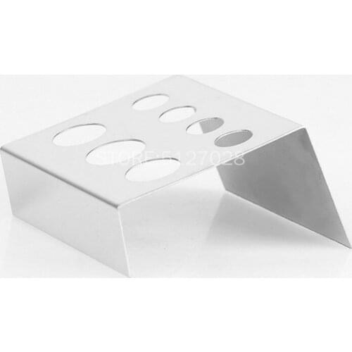 7 Holes Container Stand Tattoo Pigment Accessories Stainless Steel Supplies Tattoo Glass Cup Holder for Permanent Makeup use