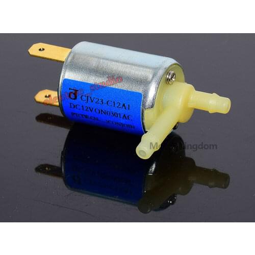 DC 12V/ 24V Micro Cylinder Water Flow Electric Valve Watering Normally Closed Control N/C Type Solenoid Valve Good Sealing