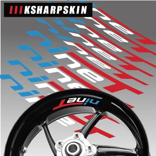 Motorcycle Wheel Sticker Reflective Moto waterproof rim decal Rim Tape suitable for Honda NINET ninet
