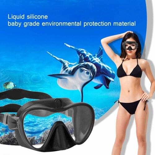Diving Glasses Comfortable Safe Swimming Goggles Ski Goggles Adjustable Diving Face Cover For Swim Snorkeling Diving Accessories