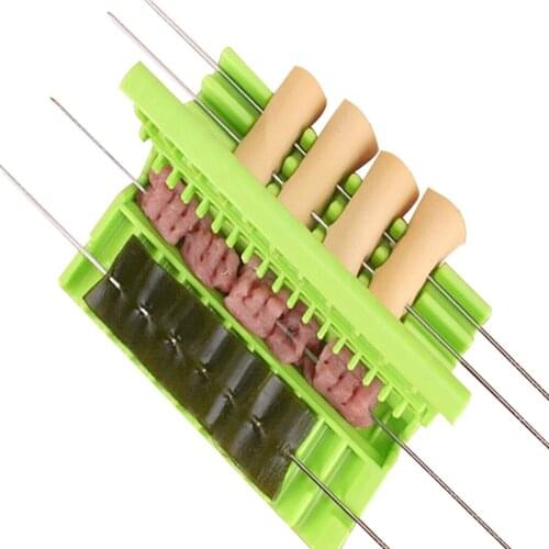 Food-grade Materials Multi-Functional Barbecue Skewers Box Safe Non-toxic Durable Portable Small BBQ Accessory Skewers Tool