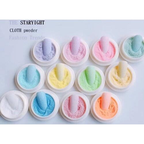 Nail Pigment Powder 1 Jar 24 Colors Choice Magic Nail Powder Ice Transparent/Woolen Mirror Effect Powder 3D Chrome Nail Design