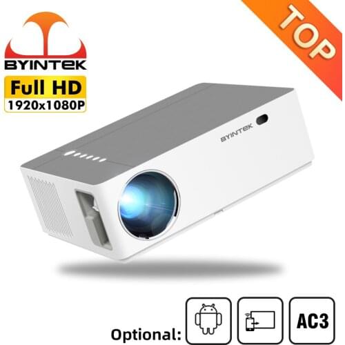 BYINTEK Brand K20 Full HD 1080P 1920x1080 Smart Android Wifi LED Video Game Home Theater 3D Projector Beamer For 300inch Cinema