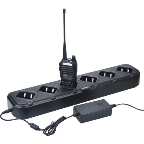 Talkies Walkies Baofeng UV-82 UV-82HP UV-8D Six Way Rapid Multi Unit Desktop Charger