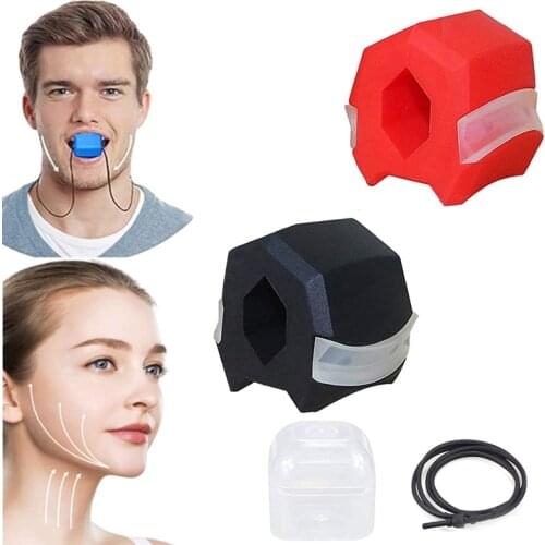 Jawline Exerciser Face Jaw Exercise Neck Toner Tightening Facial Contour Double Chin Reducer Eliminator For Men & Women