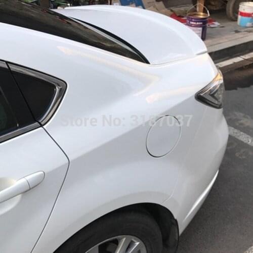 For Mazda 6 Spoiler 2009-2014 ABS Plastic Unpainted Color Rear Spoiler Wing Trunk Lid Cover Car Styling