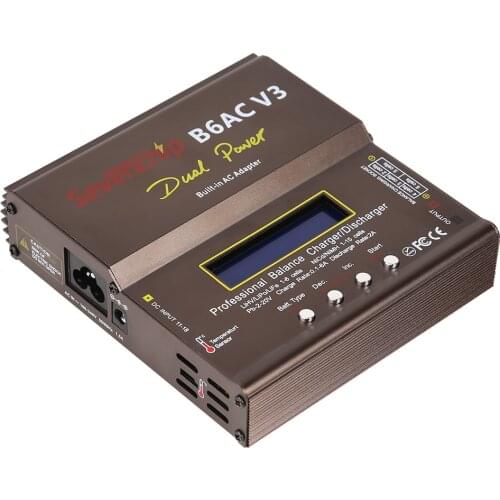 EU/US Plug iMAX B6AC 80W Battery Charger Lion LiPo LiFe Pb NiCd NiMH Balance Charger Discharger Power Adapter for RC Helicopter