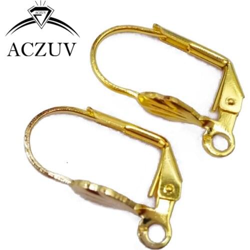 1000piece Gold Plated 10x17mm French Leverback Earring Hooks Earwires Earring Clasps Jewelry Findings Accessories FLBE004