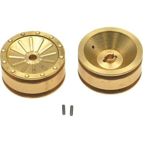 RC Car Balance Weight Brass Wheel Wheel Hubs for Axial SCX24 90081 1:24 RC Car Rock Crawler DIY Accessories Replacement
