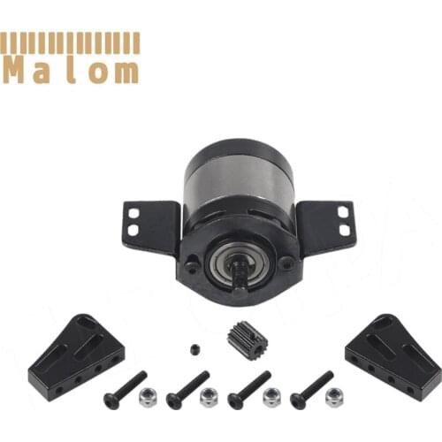 Metal 1:17 Gear Reduction Transmission Case Planetary Gearbox with Mount for 1/10 RC Crawler Car SCX10 D90 Upgrade Parts