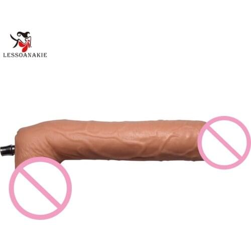 D39 - 10.2'' Nude Humongous Large Dildo Attachment to Sex Machine,Thick and Long Dong for Experienced Masturbator,Sex Toy