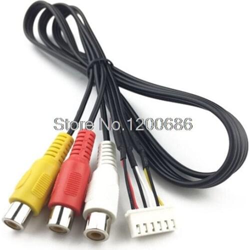 Customization XH2.54 connector To Triple RCA Red Yellow White Connectors For Audio Video AV Female wire harness