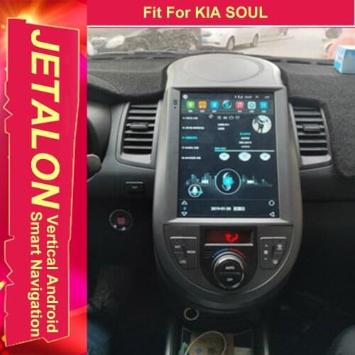 For KIA SOUL 9.7" Tesla tape recorder Radio Android 10 Stereo GPS Car Multimedia Audio Player 4G Network Navigation Head Unit