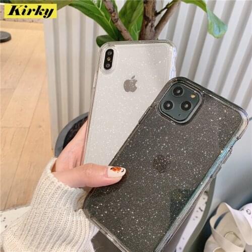 Fashion Luxury Glitter Bling Sequins Case For Samsung S20 Plus s20Ultra Clear Soft TPU Silicone Heavy Duty Protection Back Cover