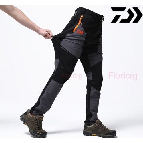 Daiwa Quick Dry Hiking Pants Men Trekking Stretch Waterproof Breathable Trousers Mountain Climbing Fishing 2020 New Arrived