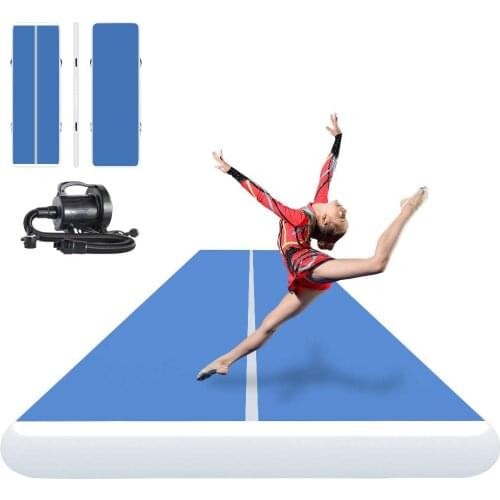 Free Shipping With Pump 11*2*0.2m Air Track Home Floor Gymnastics Tumbling Mat Inflatable GYM Mats