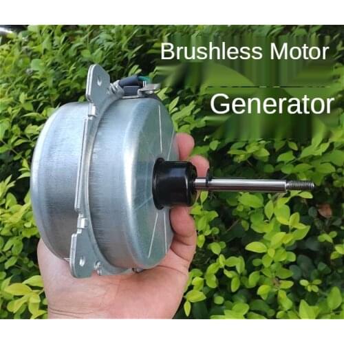 Low Speed Three-phase Permanent Magnet Brushless AC Brushless Wind Turbine Ballast Manual Hydraulic Power 12V-300V