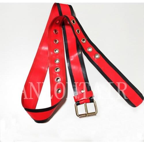 New sexy lingerie handmade latex belt waistband girdle cekc fetish uniform