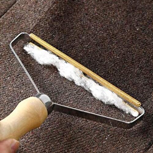 New Mini Portable Lint Remover Clothes Fuzz Shaver Reusable Double Sided Lint Remover Manual Shaver Brush Tool Fur Remover