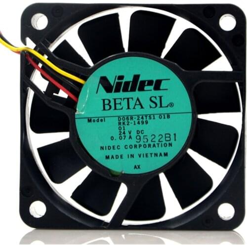 Original 6CM 6015 24V 0.07A D06R-24TS1 01B copy printer inverter cooling fan