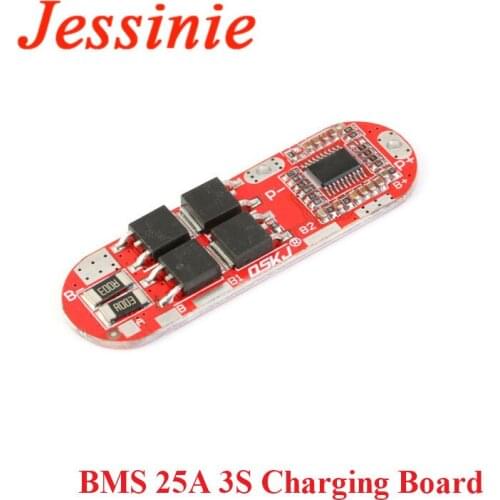BMS 25A 3S 18650 Li-ion Lithium Battery Protection Circuit Charging Board Module PCB PCM Polymer Lipo Charger Cell PCB