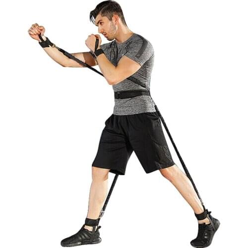 Resistance Bands Taekwondo fencing training bouncing elastic rope Fitness Band with muscle training home fitness resistance rope