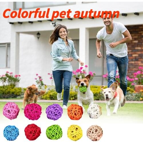 Rattan Balls Bird Toys DIY Accessories Toy for Parrot Budgie Parakeet Cockatiel African G^rey C^ockatoo 10pcs Free Dropshipping