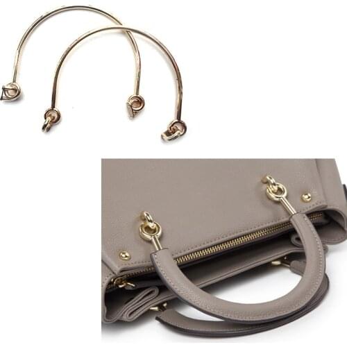 2PC Alloy Bag Handle for Handcrafted Handbag Shoulder Bags Part Handbags Parts DIY Accessories 6 inch
