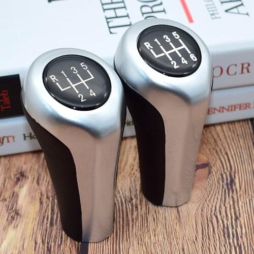 5 6 Speed Gear Shift Knob Shifter Lever Handle Head Stick For BMW 1 3 5 6 7 Series E36 E46 F30 E60 E61 E28 E34 E39 E63 E64 E23