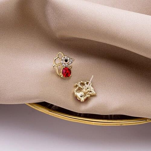 Серьги крысы Earrings 2021 Trend Earring for Women boucle oreille femme Korean Fashion Earrings bijoux femme серьги