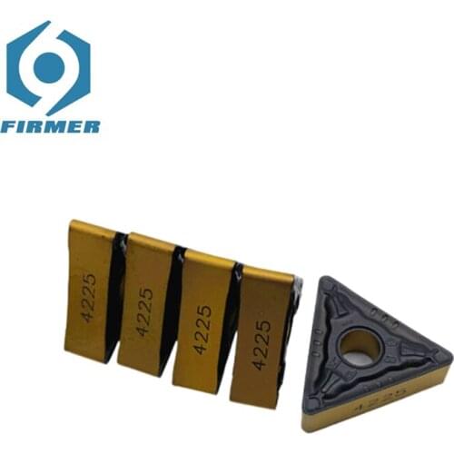 Original Carbide Inserts 50pcs Lathe Inserts TNMG160404-PM TNMG160408-PM TNMG160416-KM 4225/4235/4325 Metal Cutter Turning Tool