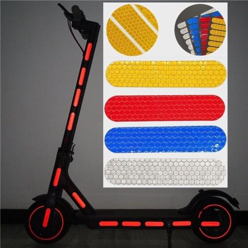 Waterproof Reflective Sticker for Xiaomi M365 Electric Scooter Warning Reflector for M365/Pro Night Safety Reflex Stickers