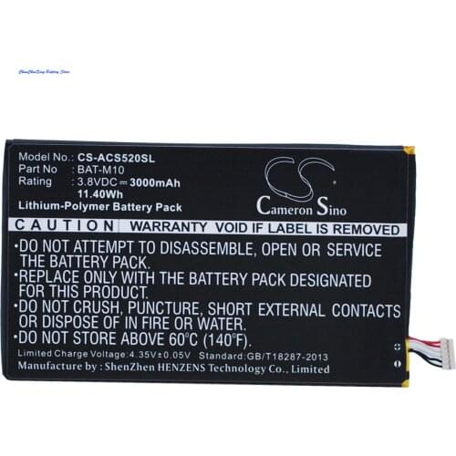 Cameron Sino High Quality Battery 1CP415793L1 1S1P, BAT-M10, KT.0010S.007 for Acer Liquid Jade S2, Liquid S2, S520, S58A