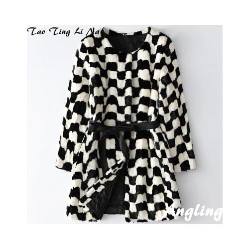 2020 Women Autumn and Winter New Mink Fur Coat H17