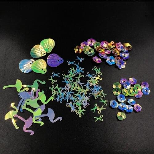 10g/pack Mix flora and fauna shape 3D Nail Paillettes Art manicure sequins Confetti Craft DIY Ornaments Lentejuelas accessories
