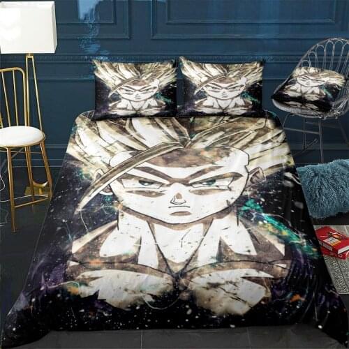 Gohan Is Mad Duvet Cover Comfortable Quilt Home Decora Design Universal Bedding Set Bedclothes+Pillowcase 3pcs