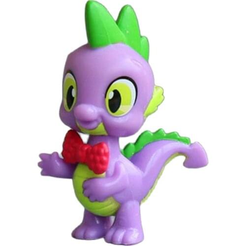 5-8cm High Mini Limited Edition Unicorn Model Horse Environmental Plastic Spike Ponies Griffon Toy