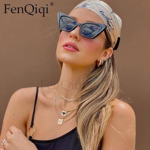 FenQiqi Womens Cat Eye Sunglasses