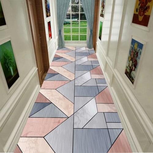 Simple Style Corridor Carpet Promenade Carpet Wedding Banquet Modern Living Room Carpet Kitchen Aisle Home Decoration Mat