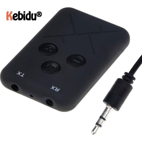Mini 2 In 1 Wireless Bluetooth Transmitter Receiver Adapter Stereo Audio Music Adapter 3.5mm Audio Cable For TV Car Speaker