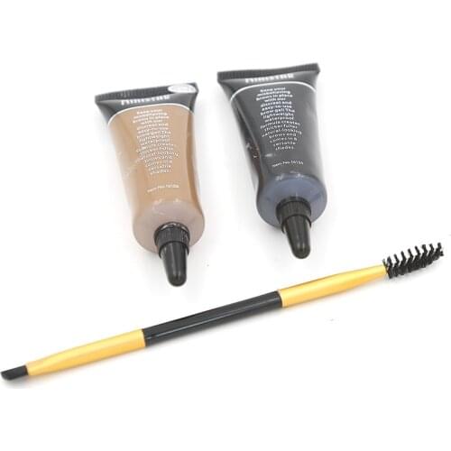 Eyebrow gel Kit Brown With Brush 1 pcs Sobrancelhas Eye Brow Gel Makeup Eyebrows 16135