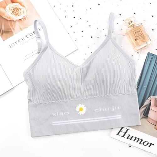 Cotton Underwear Tube Top Womens Bra Sexy Top Womens Sports Bra Womens Sling Tank Up Seamless Thread Bra Female Sexy Lingerie
